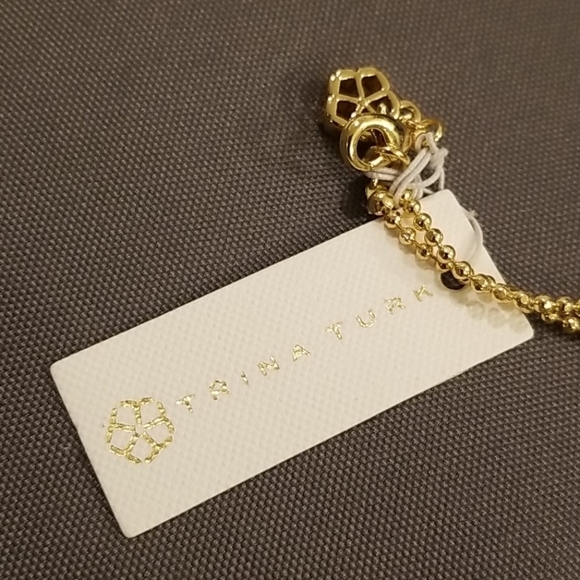 💕TRINA TURK💕 Pink Stacked Cone Pendant Necklace NWT Pink Gold - Picture 9 of 9